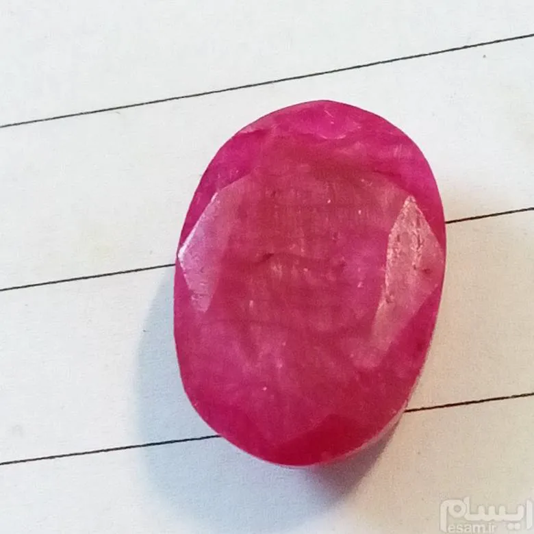 حدود11 قیراط نگین یاقوت آفریقایی تراش هند
