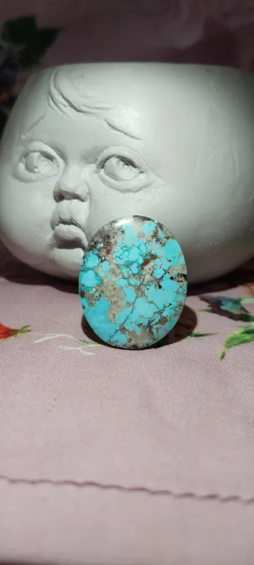 نگین فیروزه نیشابوری درشت