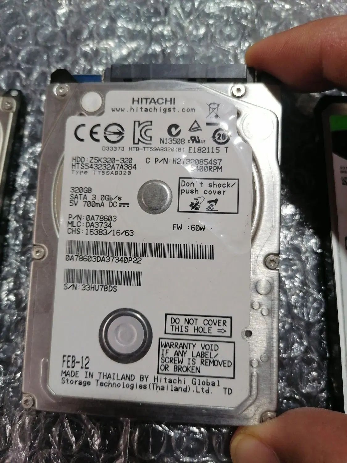 2 عدد هارد HDD g لپ تاپی