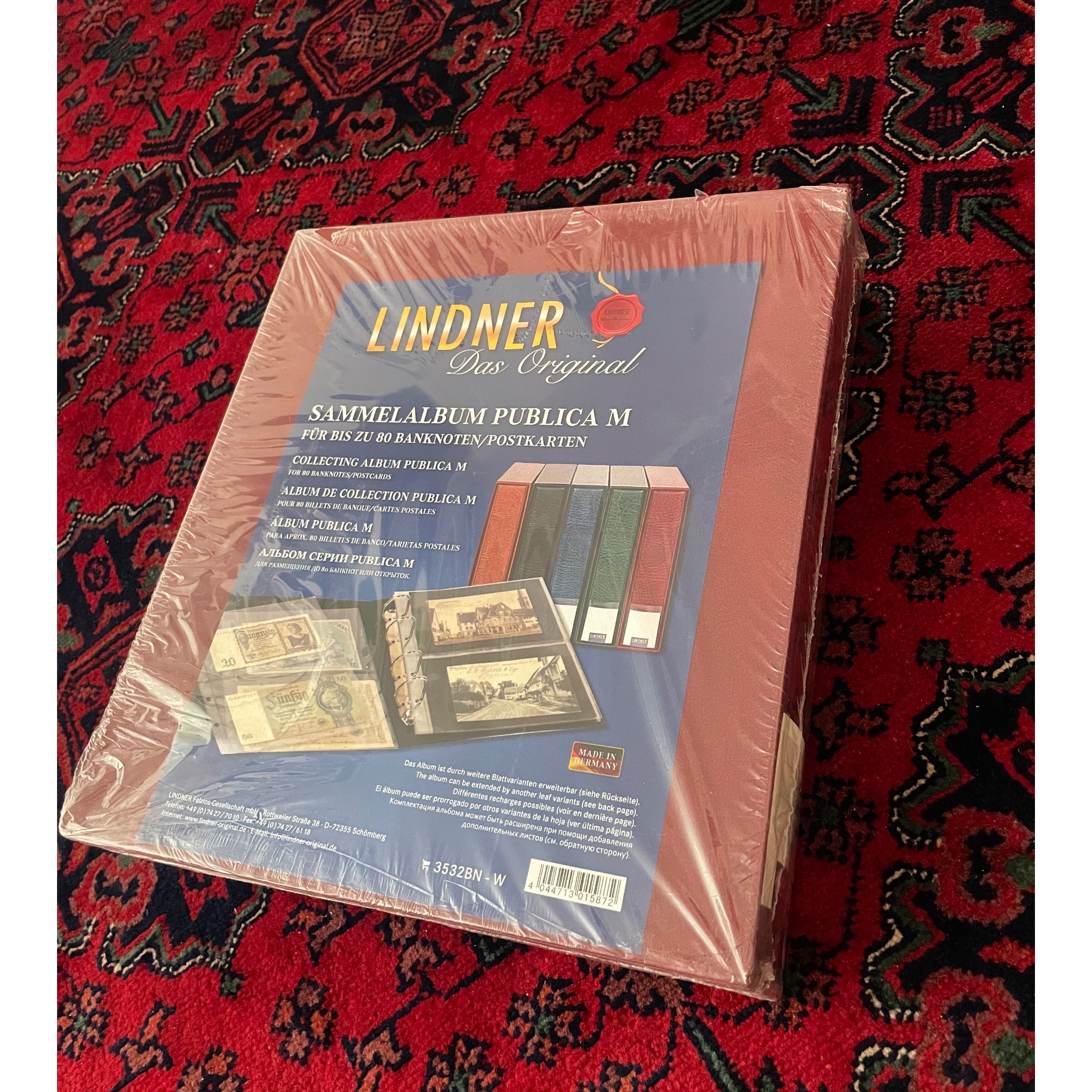 آلبوم اسکناس لیندنر چهار رینگ همراه بیست ورق