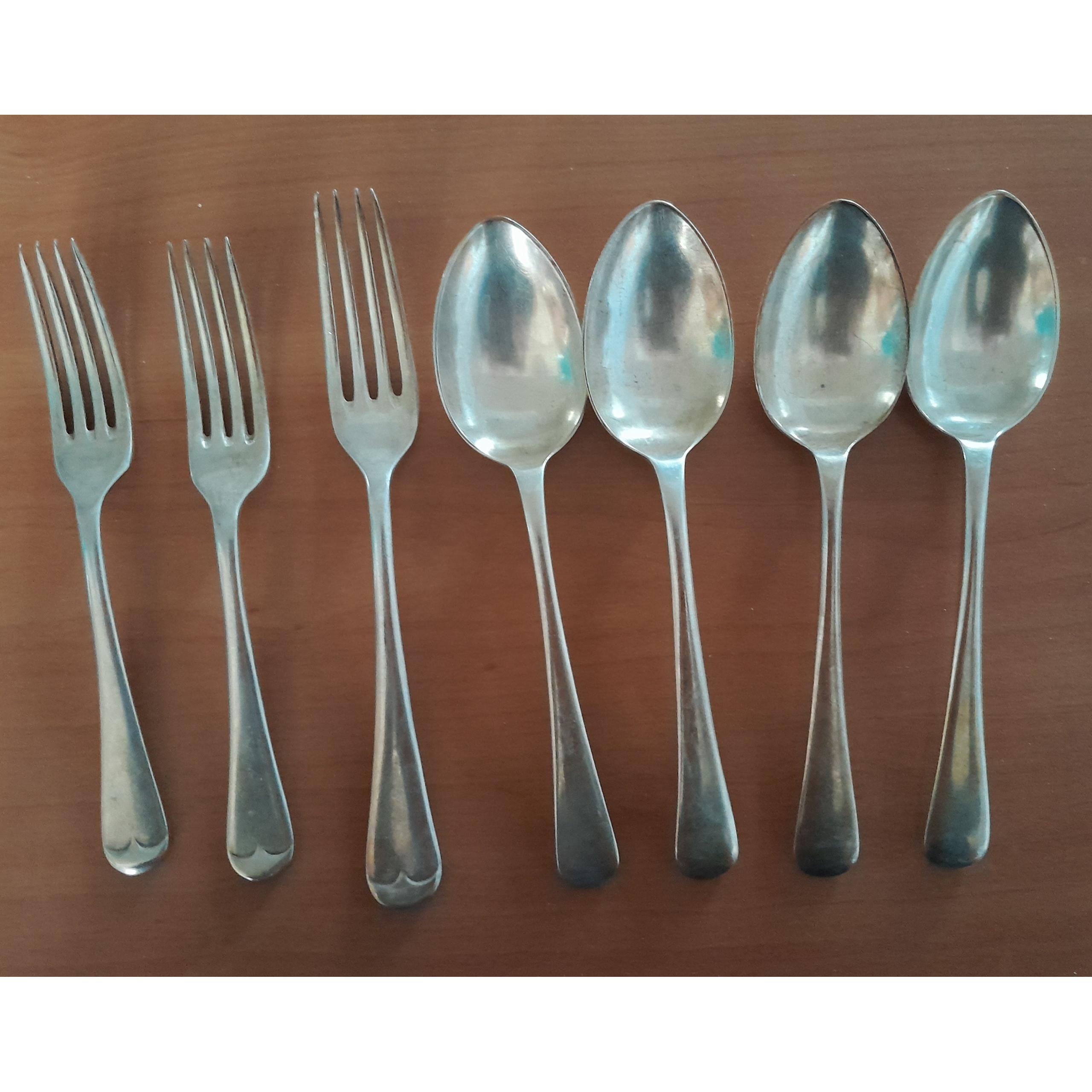 قاشق و چنگال آنتیک انگلیسی