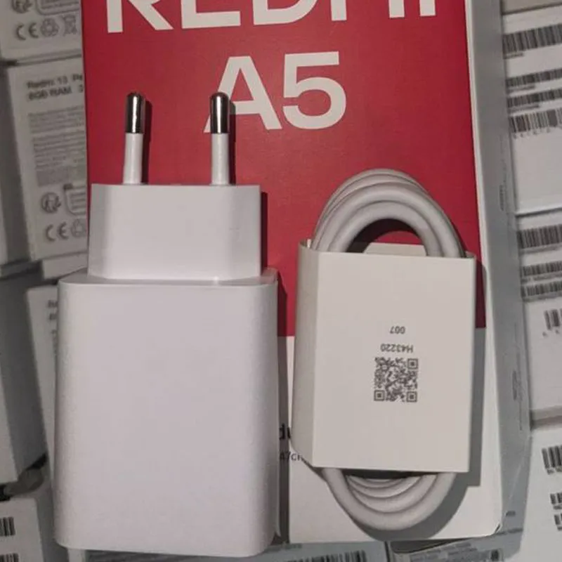 شارژر 15 وات اورجینال شیائومی بهمراه کابل(سرجعبه)