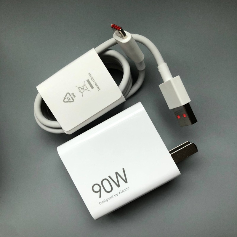 شارژر 90 وات اصلی شیائومی بهمراه کابل(سرکارتون)