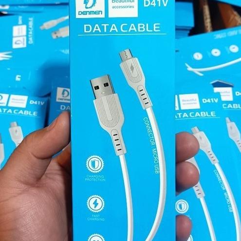 کابل شارژ میکرو فست DENMEN D41V(کارتون 40 عددی)