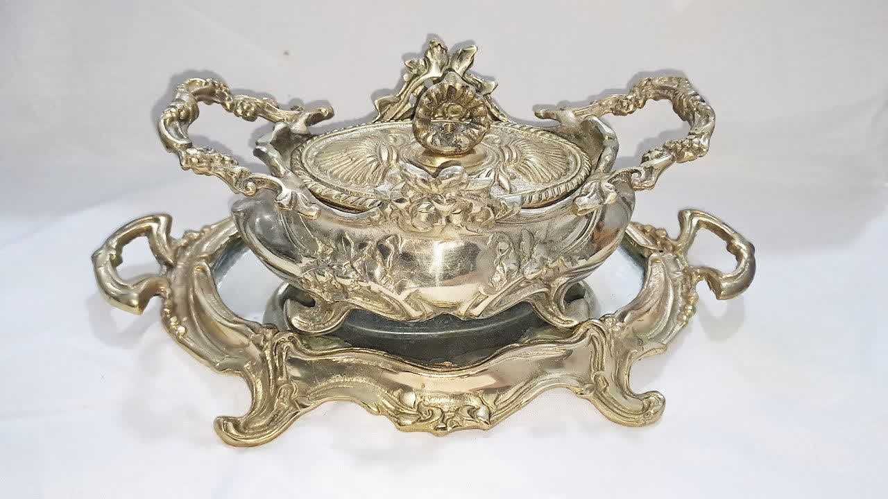 شیرینی خوری برنجی زیبا