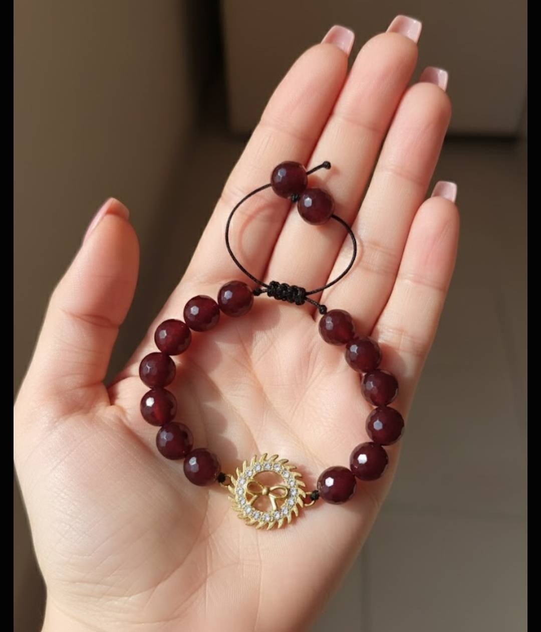 دستبند جید قرمز زنانه و مردانه