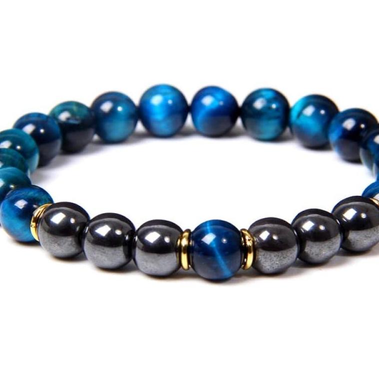 دستبند چشم ببر و حدید کد 8