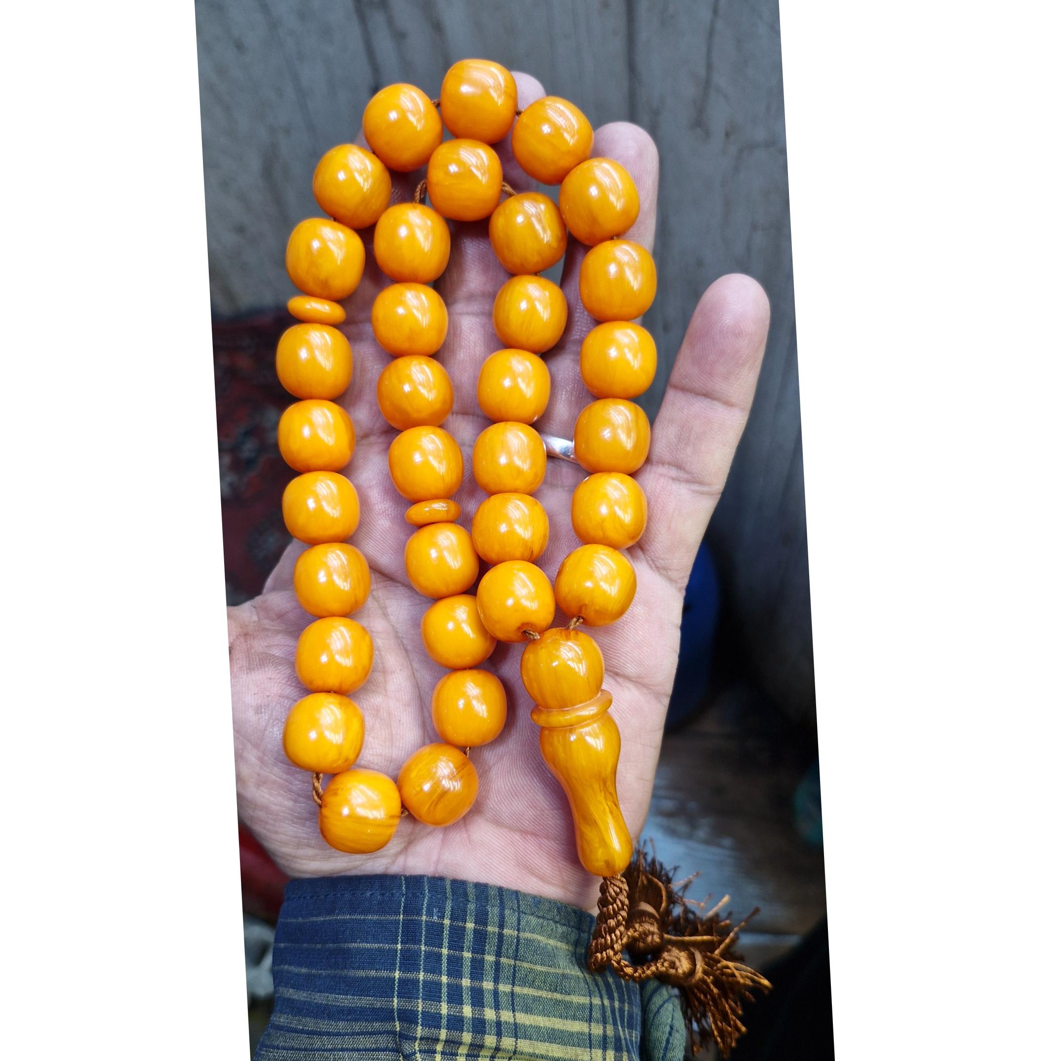 تسبیح سندلوس سی و سه دانه شمش آلمان تراش دست