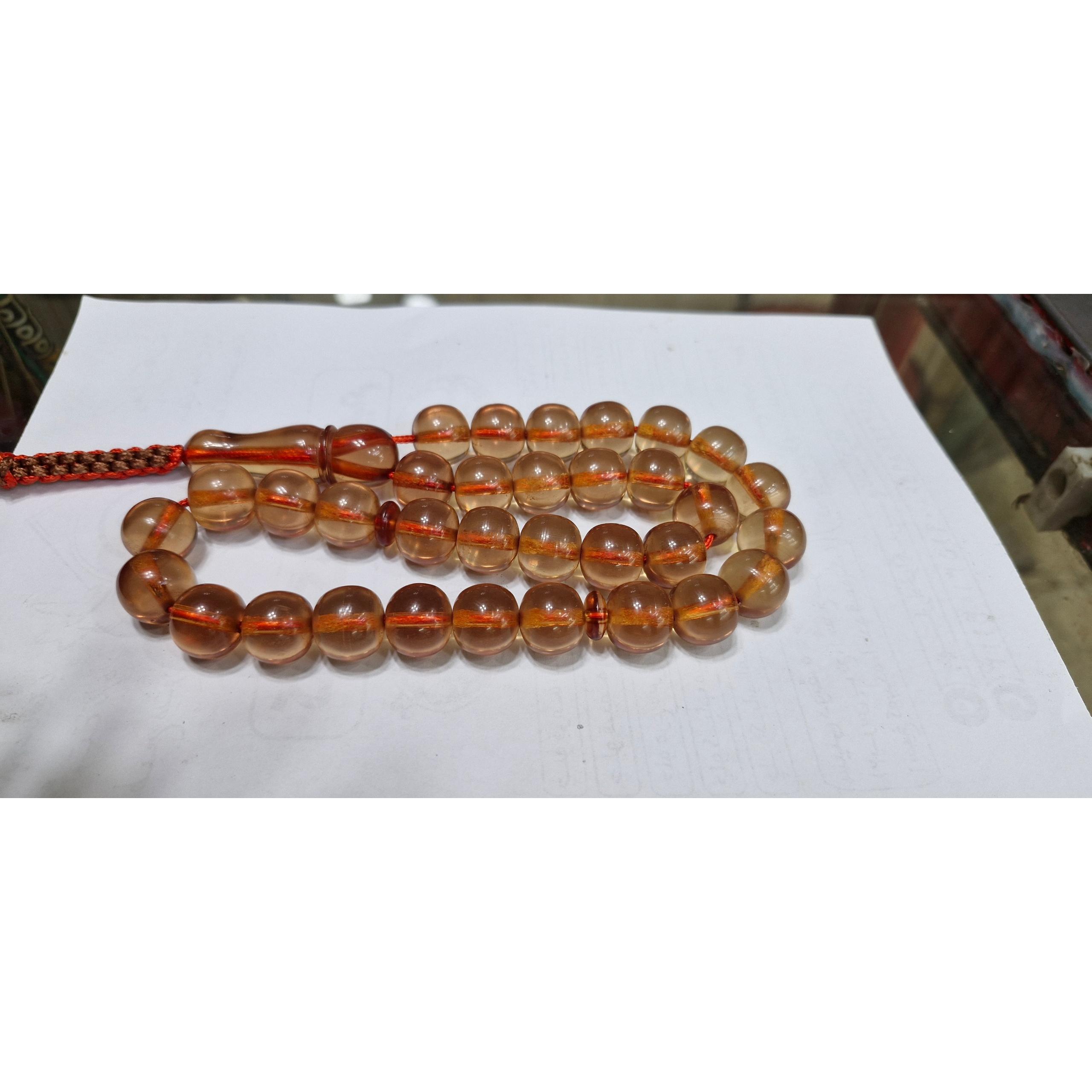 تسبیح سندلوس سی و سه دانه شمش آلمان تراش دست