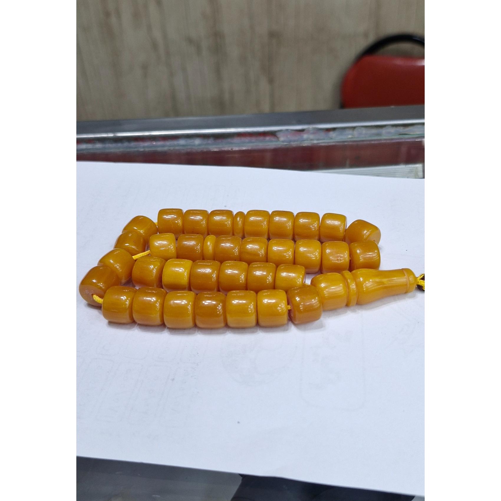 تسبیح سندلوس سی و سه دانه شمش آلمان تراش دست