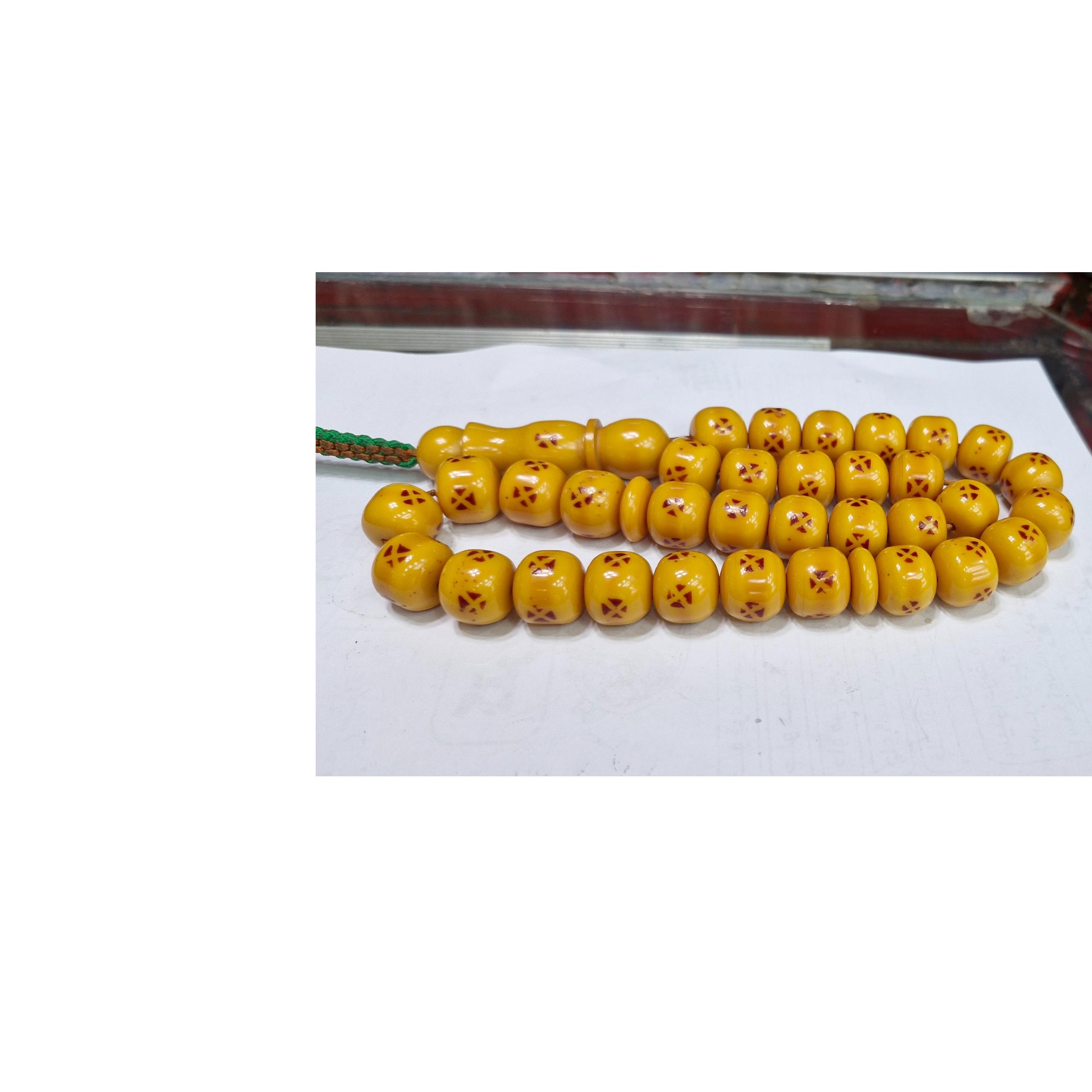 تسبیح سندلوس سی و سه دانه شمش آلمان تراش دست