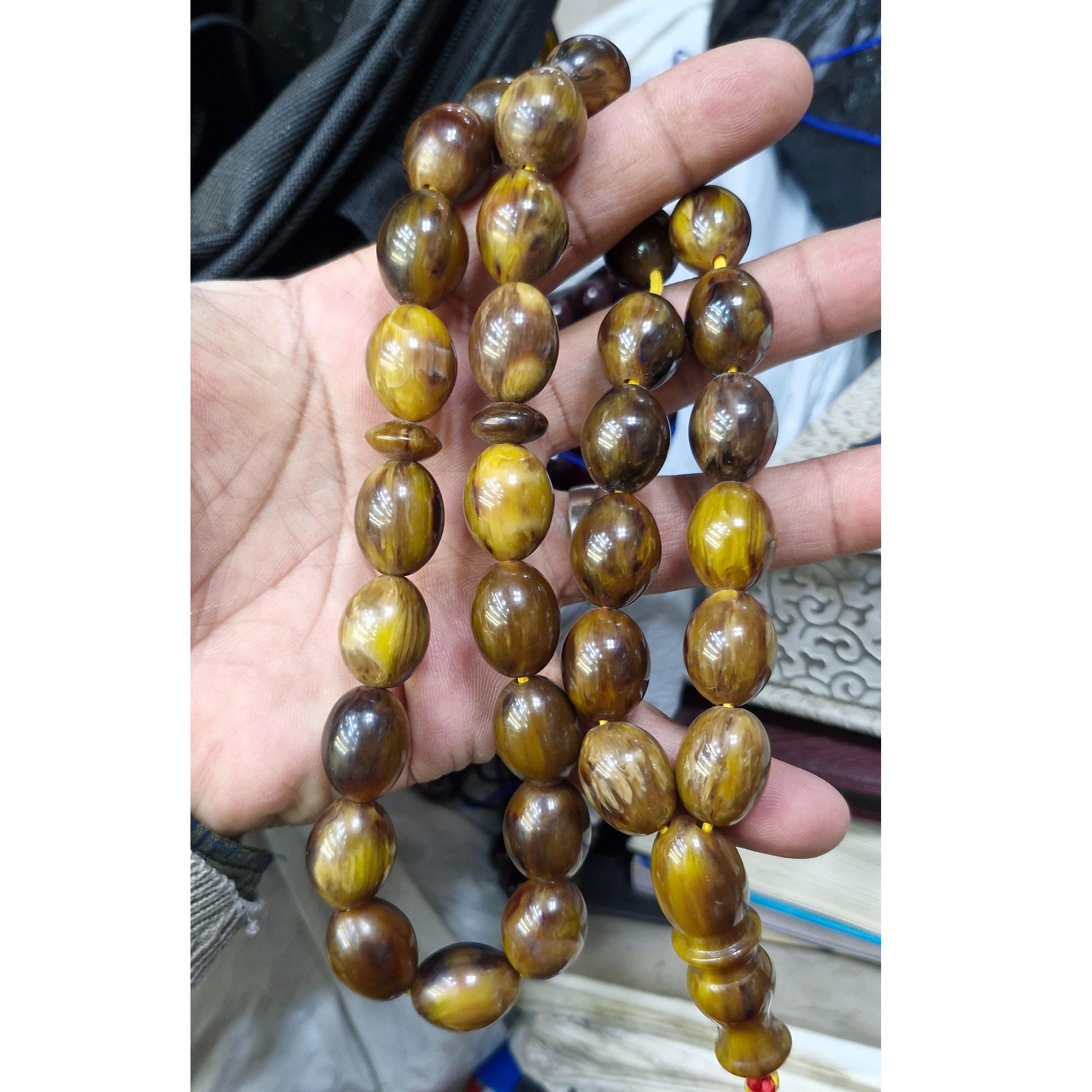 تسبیح سندلوس سی و سه دانه شمش آلمان تراش دست