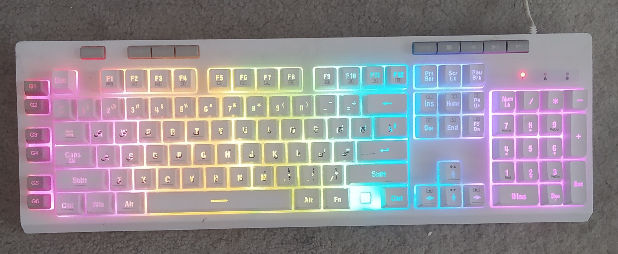 کیبورد گیمینگ مکانیکی RGB