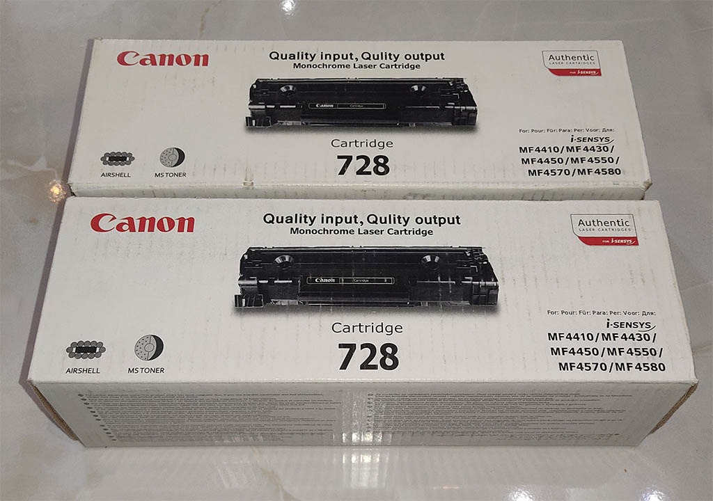 کارتریج پرینتر لیزری Canon 728 ساخت ژاپن