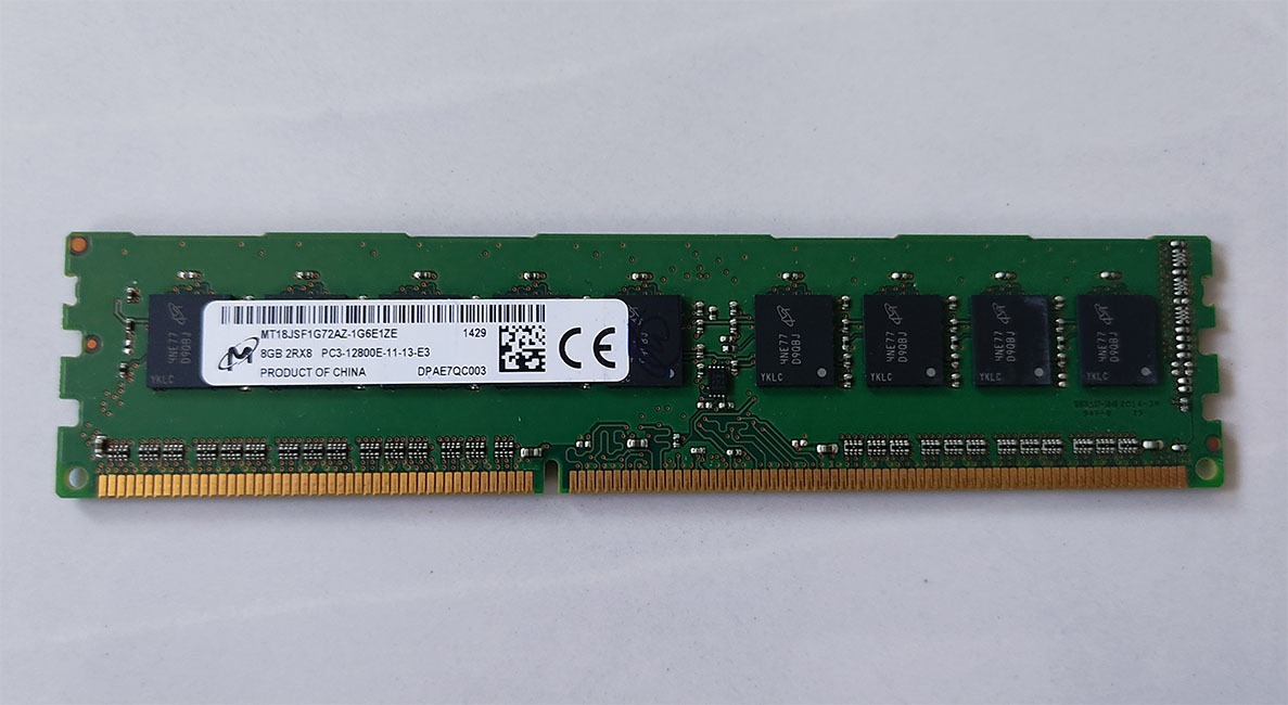 رم8گیگDDR3 ،مارک Micron