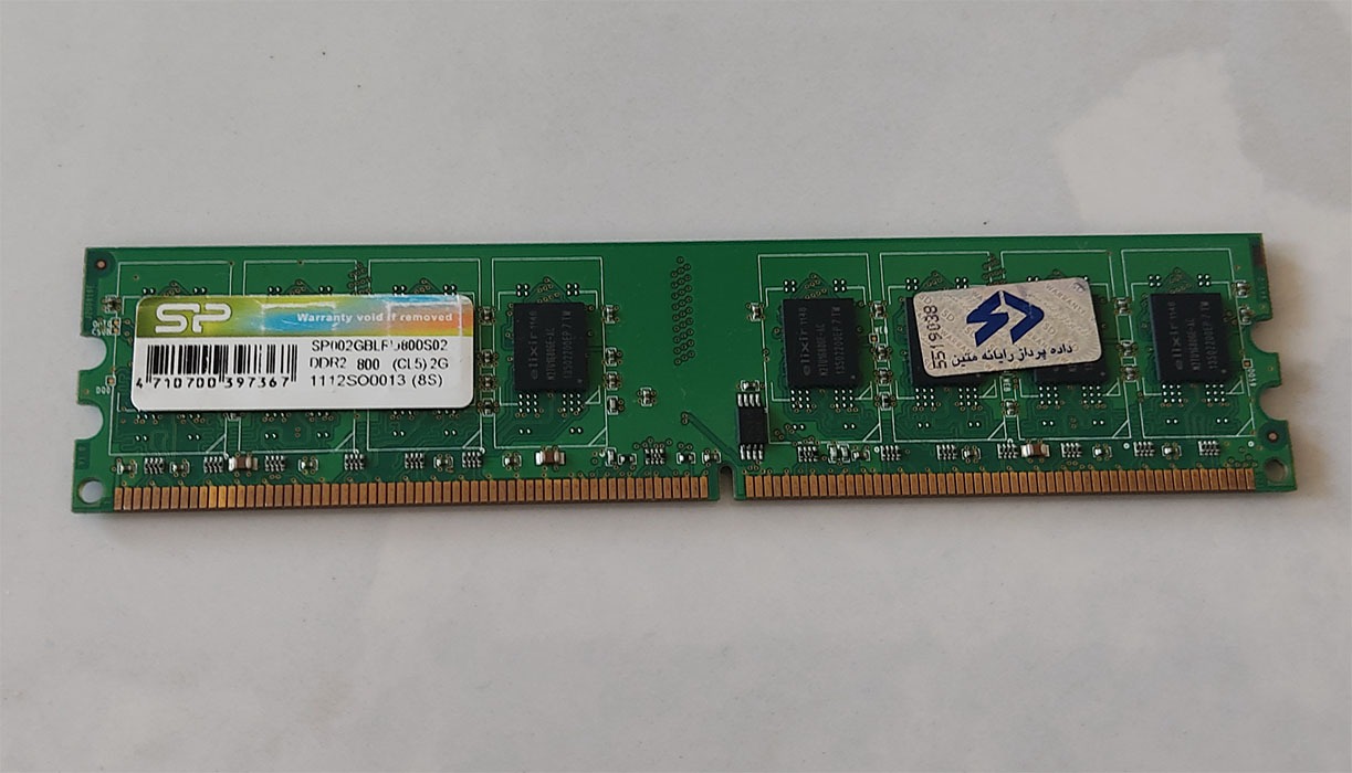 رم 2GB DDR2 ، PC2-6400، Silicon Power