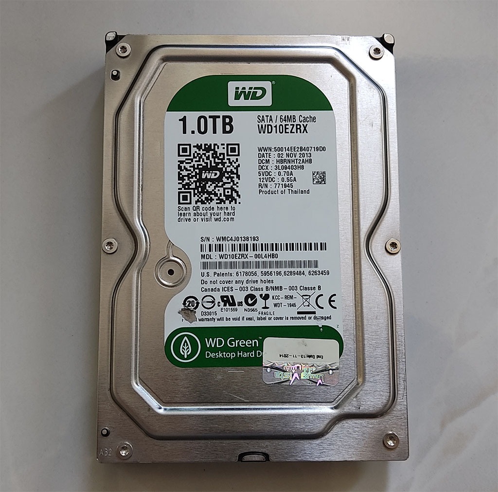 هاردیک ترابایت WD-سلامت و کارایی٪100