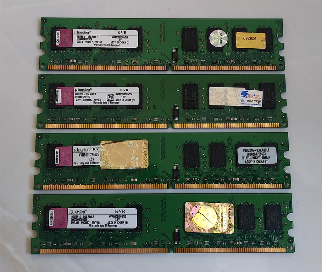رم 2GB DDR2 ، PC2-6400، Kingston