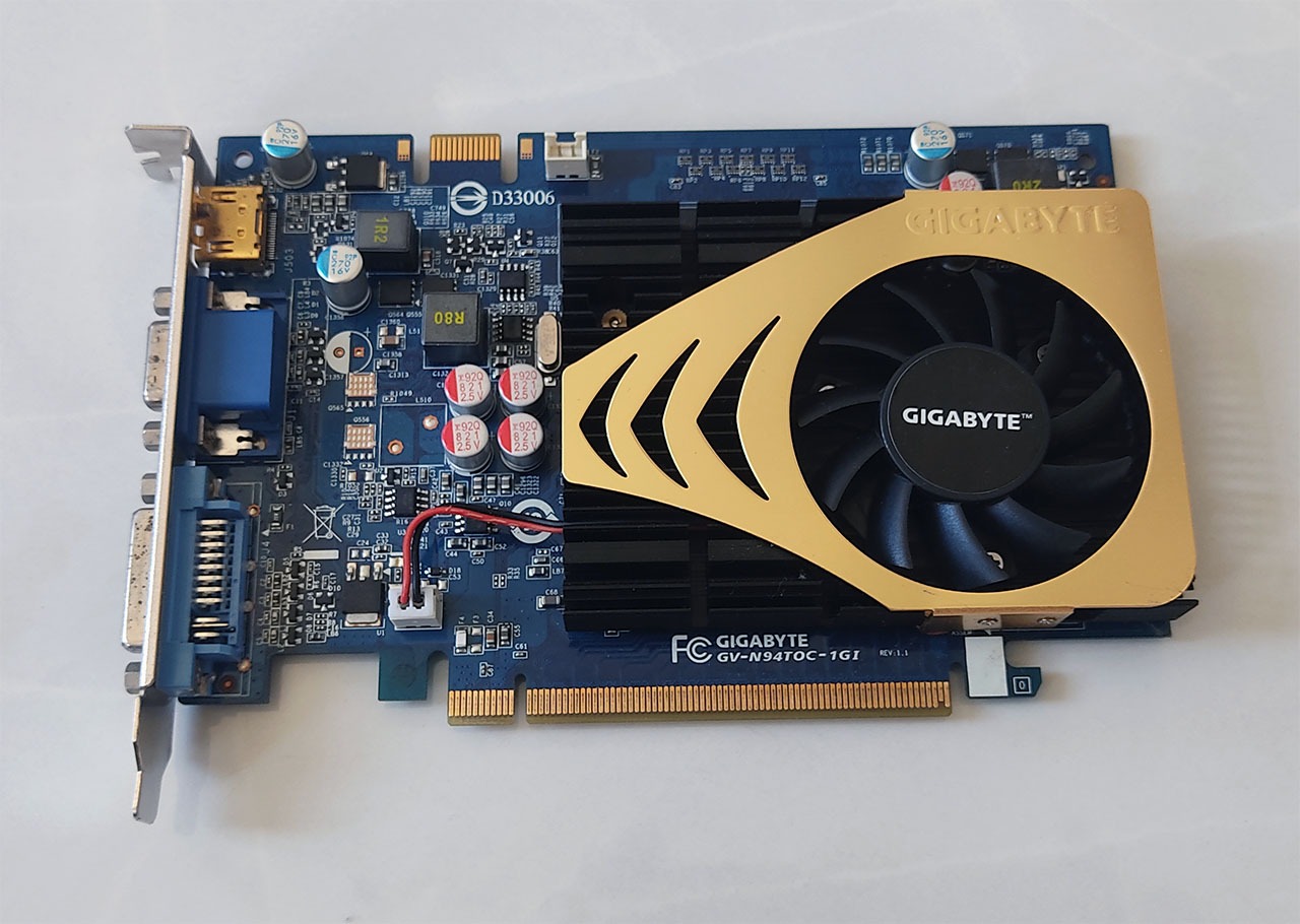 کارت گرافیک 1 گیگGIGABYTE NVIDIA GeForce 9400 GT