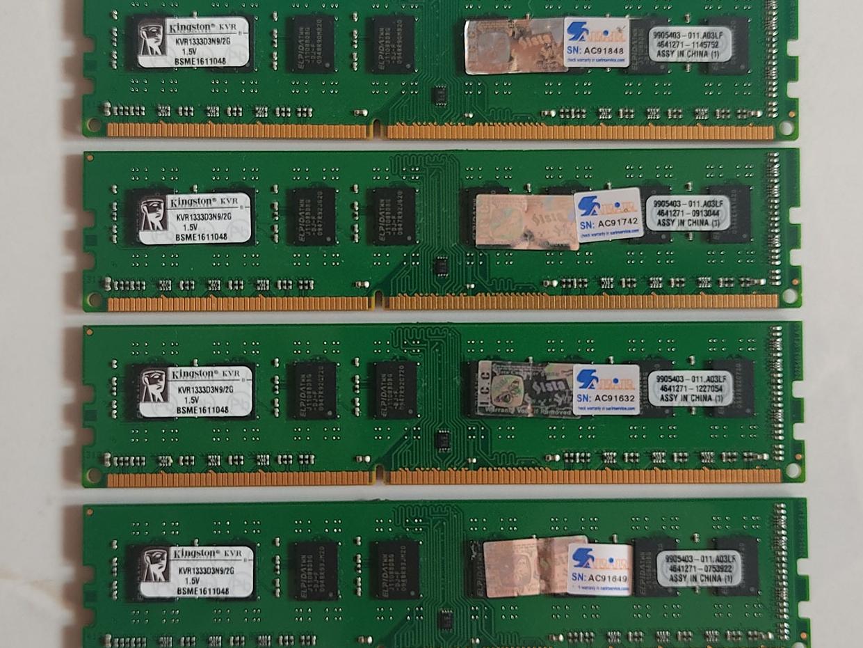 رم 2 گیگ PC3-10600 ، DDR3 Kingston