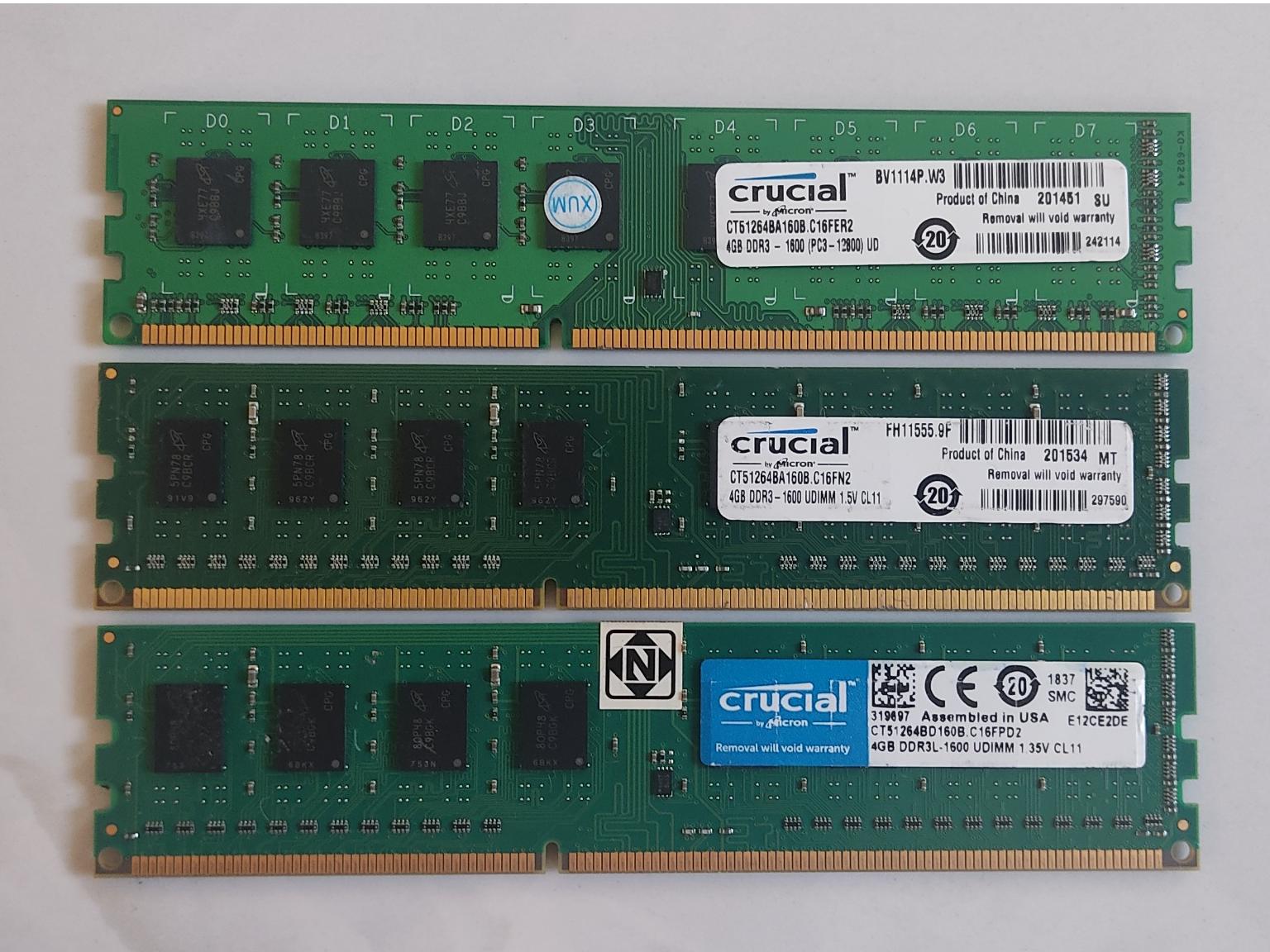 رم 4گیگCrucial سازگار با مادربرد LGA775