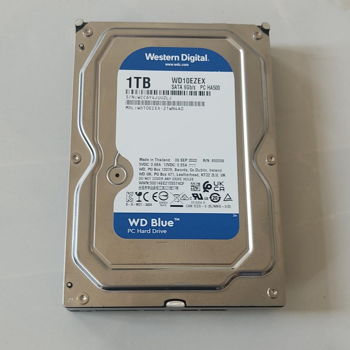 هارد 1 ترابایت WD- سرعت 6GB/s با 4 ساعت کارکرد