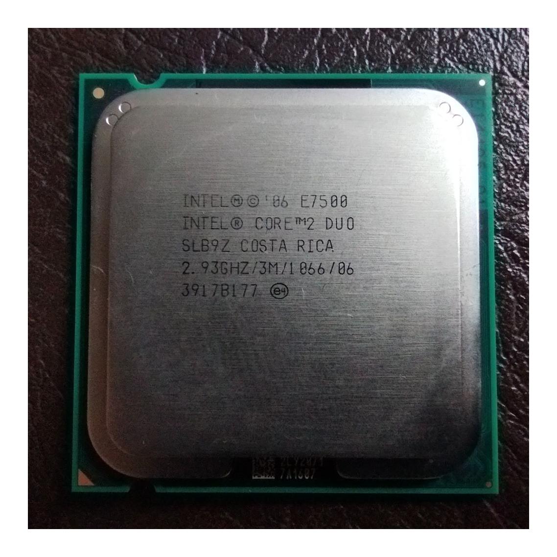 CPU دوهسته ای Intel Pentium E7500