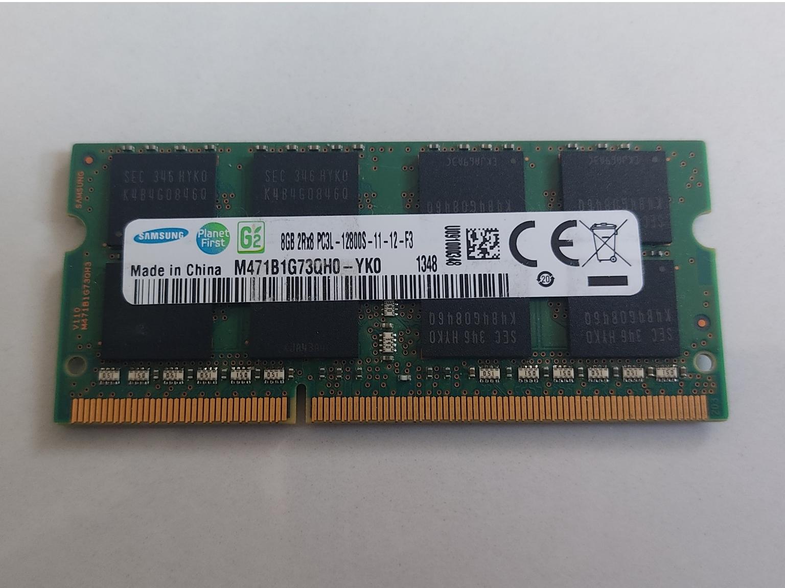 رم 8گیگDDR3 ،مارک SAMSUNG ،دوبرچیپ-PC3L-12800S