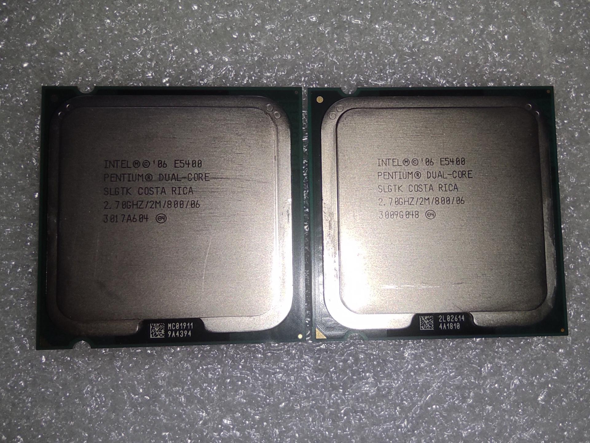 CPU دوهسته ای Intel Pentium Dual-Core E5400
