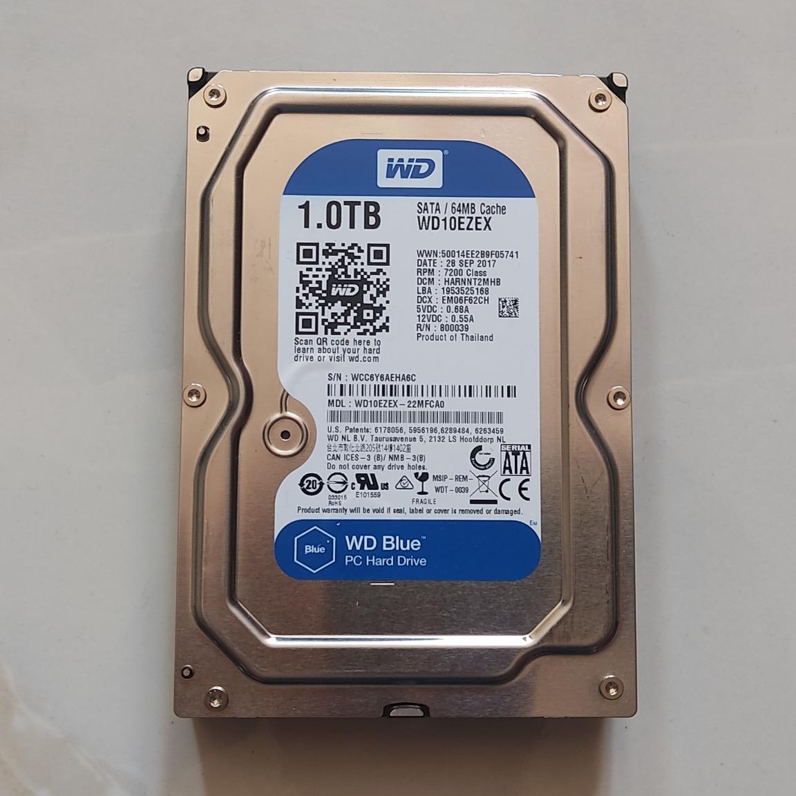هارد 1ترابایت WD نو سرعت 6Gb/s