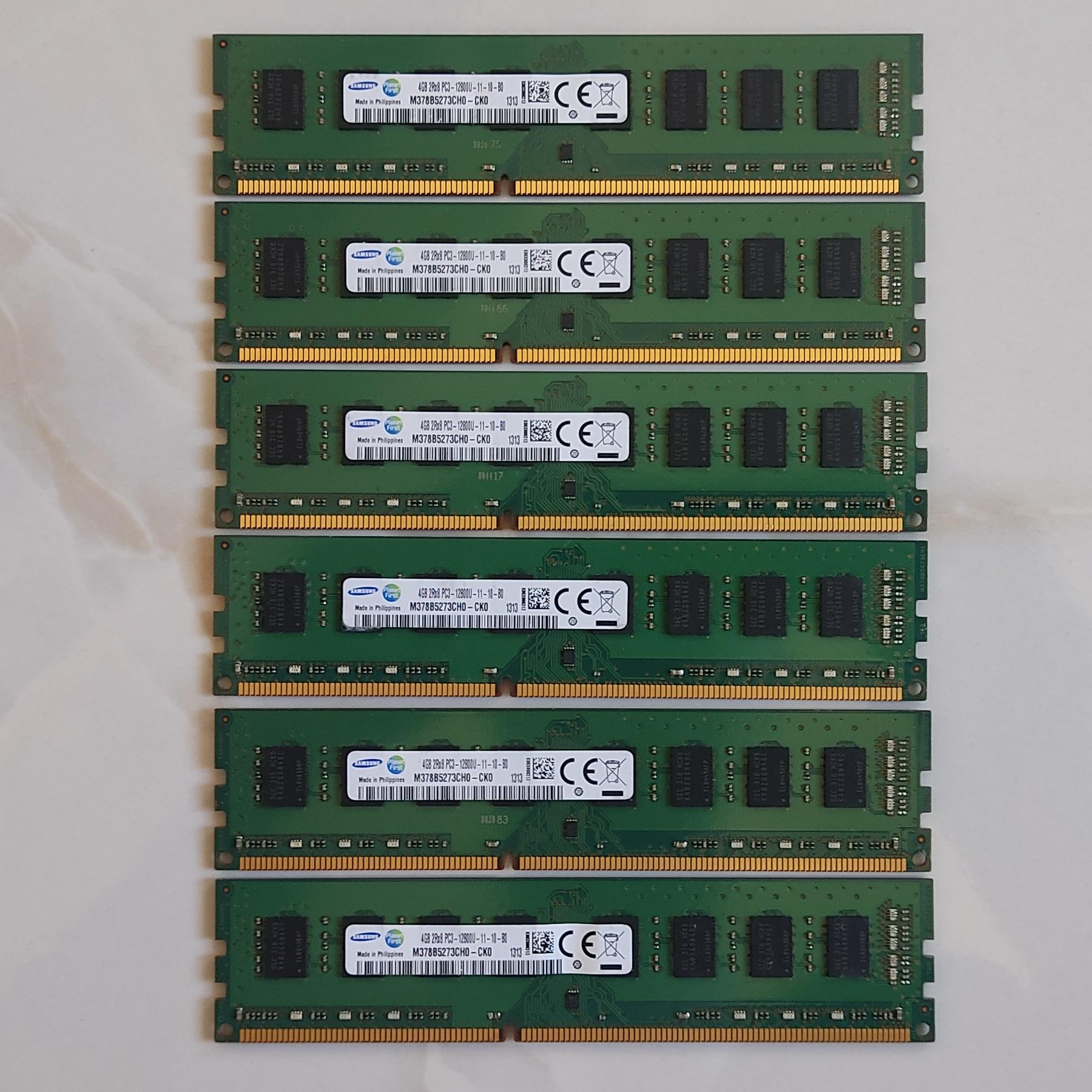 رم4گیگ PC3-12800، DDR3 Samsung،سازگارباسوکتLGA775