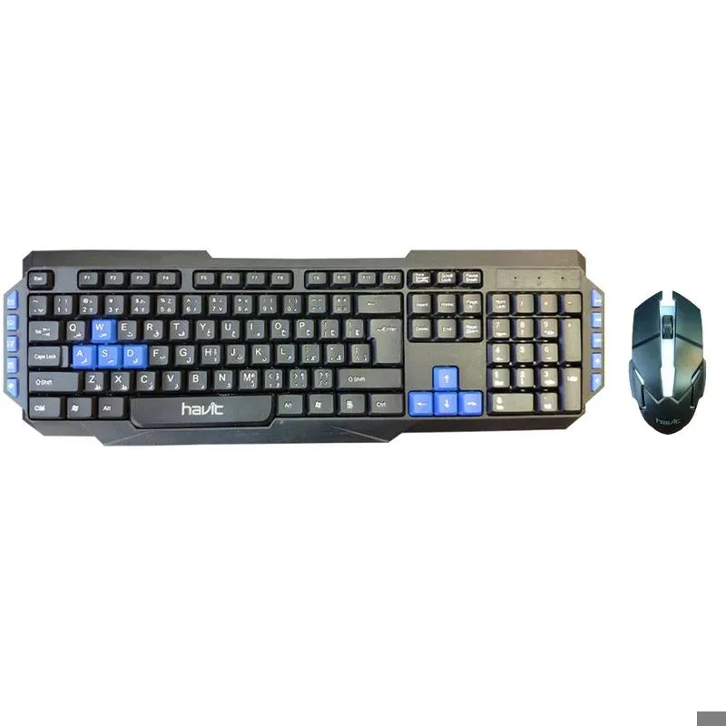 کیبورد و ماوس مخصوص بازی هویت مدل KB 254CM