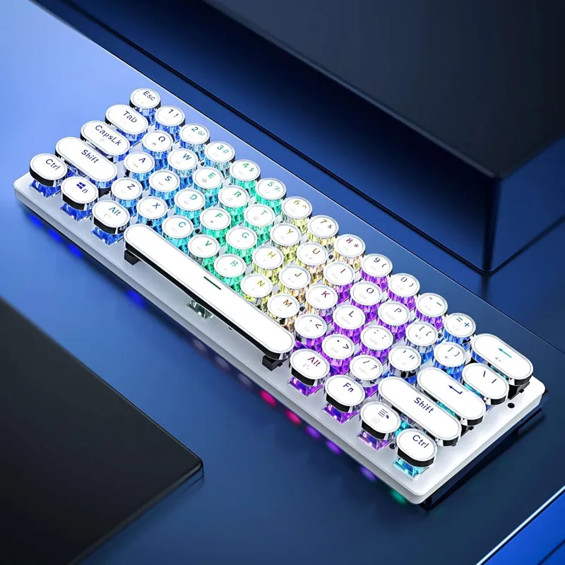 صفحه کلید مکانیکی STOGA MK21 RGB سوئیچ قهوه ای