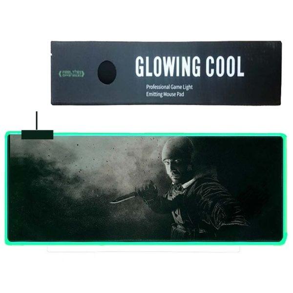 پد موس گیمینگ RGB طرح CSGO سایز 30در80
