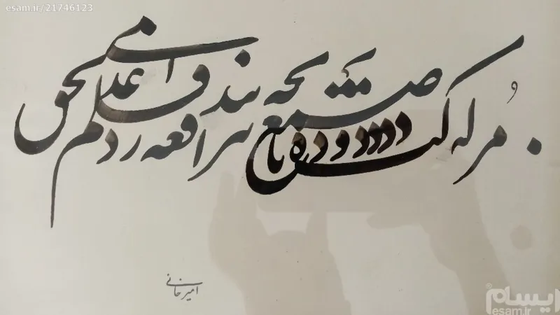 سرمشق استاد امیر خانی
