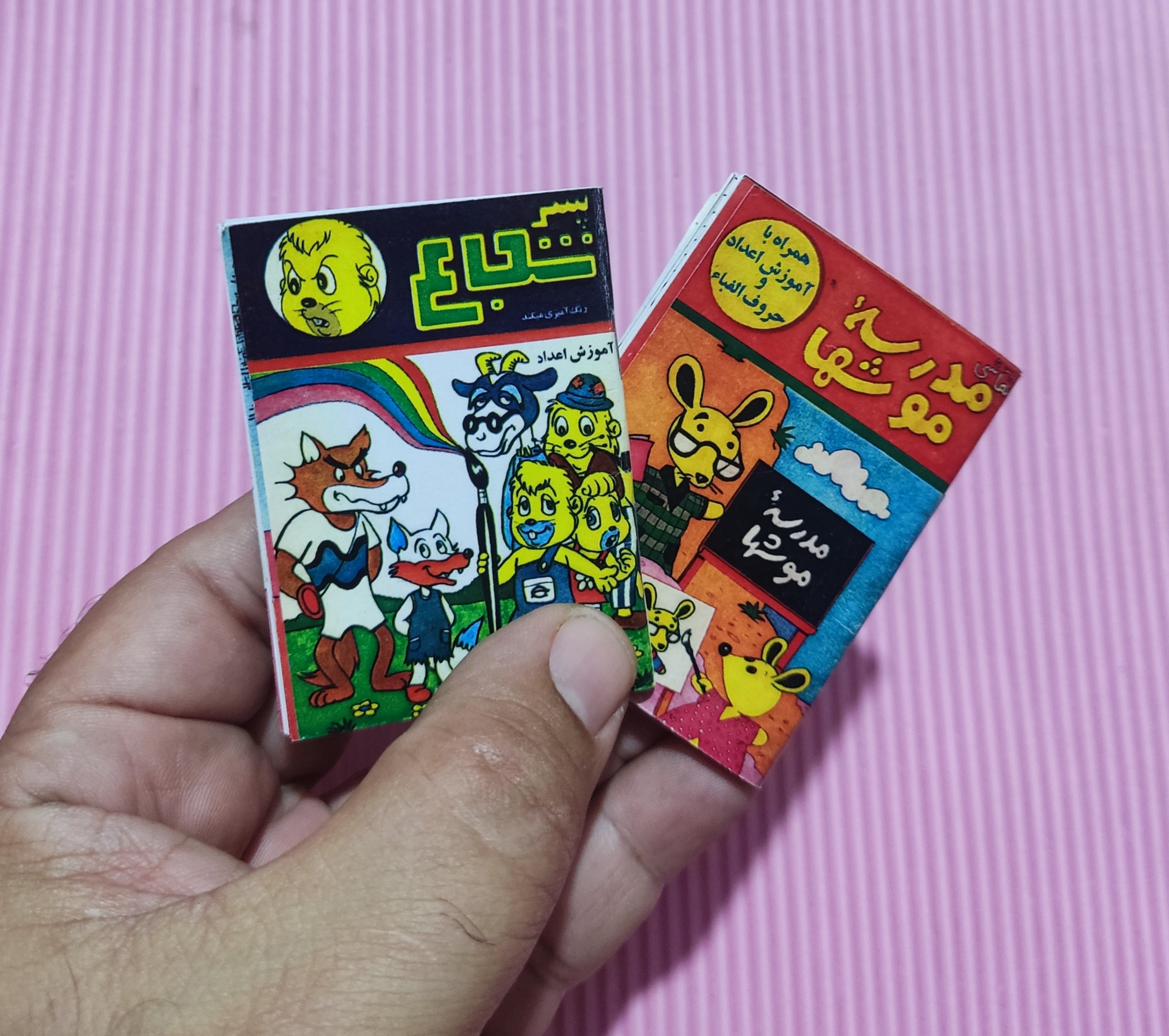 نسخه مینیاتوری کتاب های پسر شجاع و مدرسه موشها