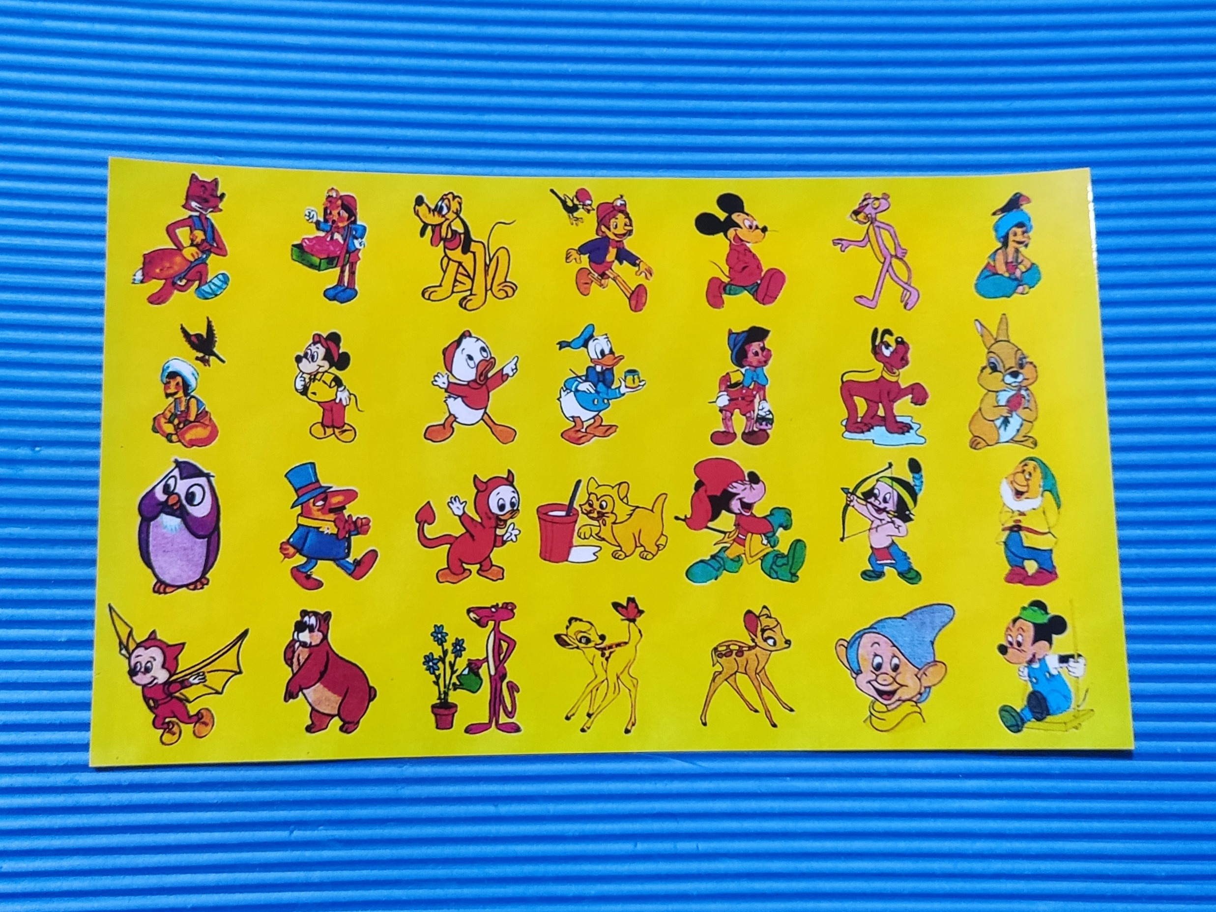 برچسب کارتونی بازچاپ جدید