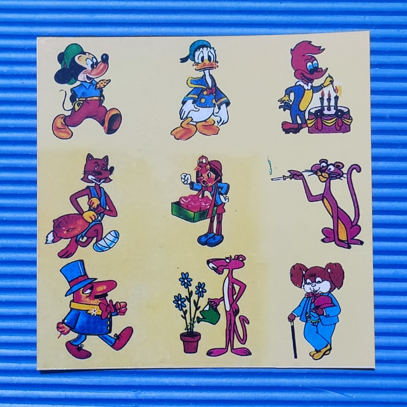 برچسب کارتونی بازچاپ جدید