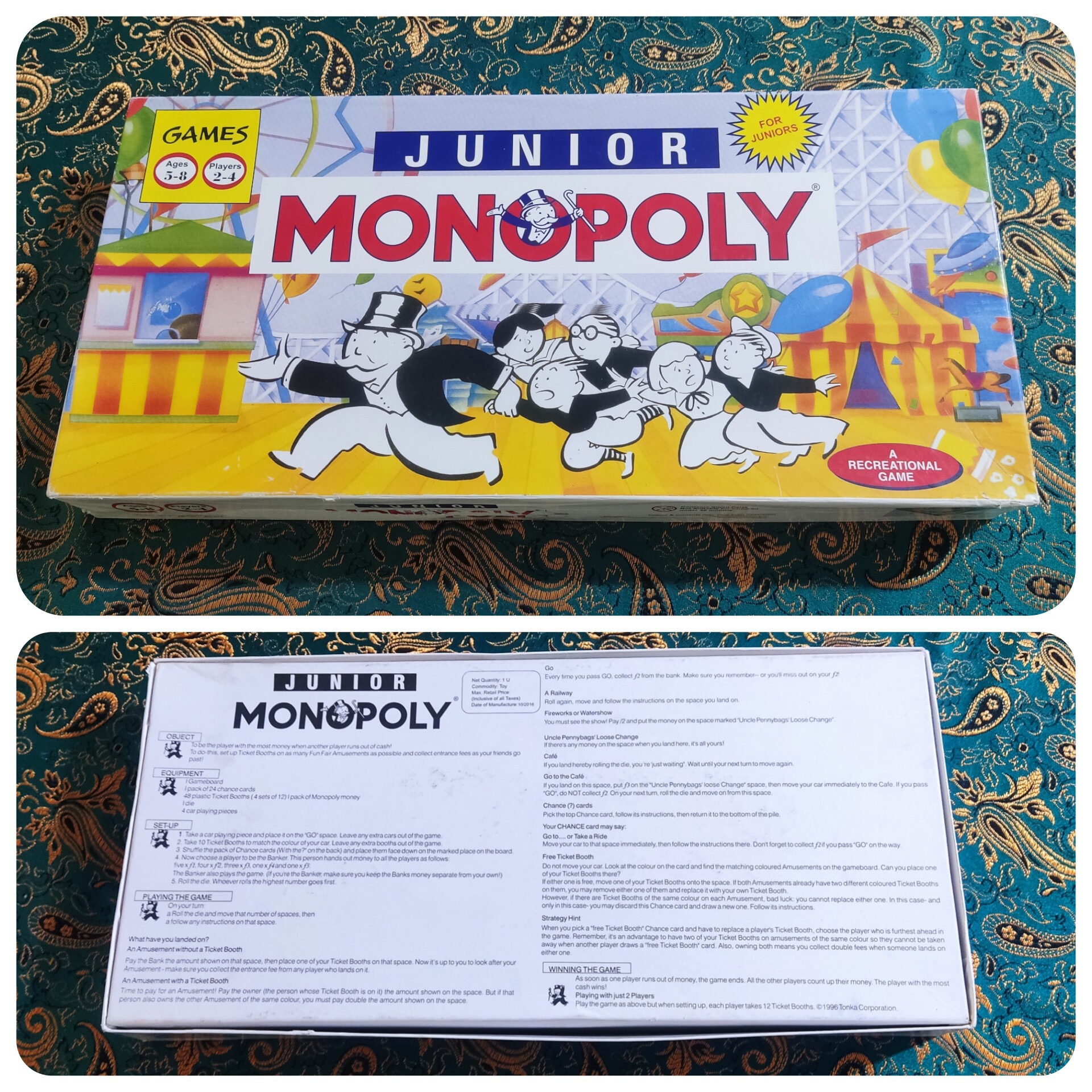 بازی مونوپولی جونیور اورجینال ( Monopoly Junior)
