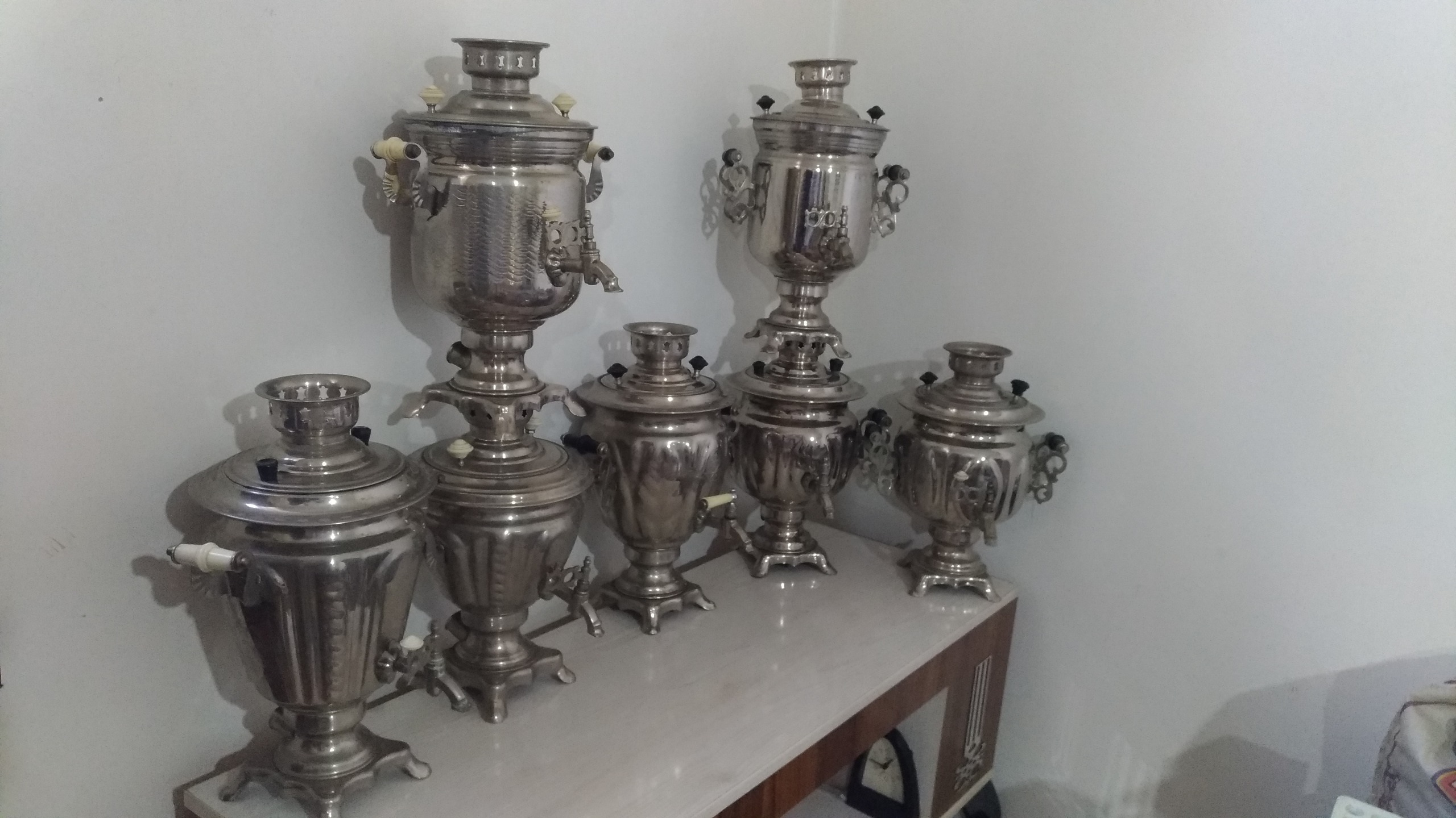 6عدد سماور روسی برقی بسیار زیبا
