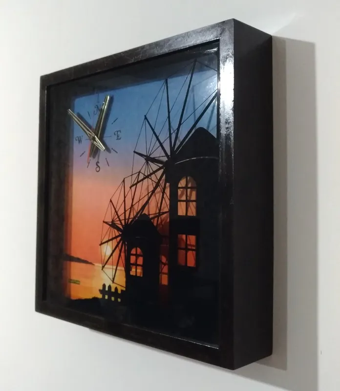 ساعت دیواری ژاپنی قدیمی ریتم خاص وتمیز