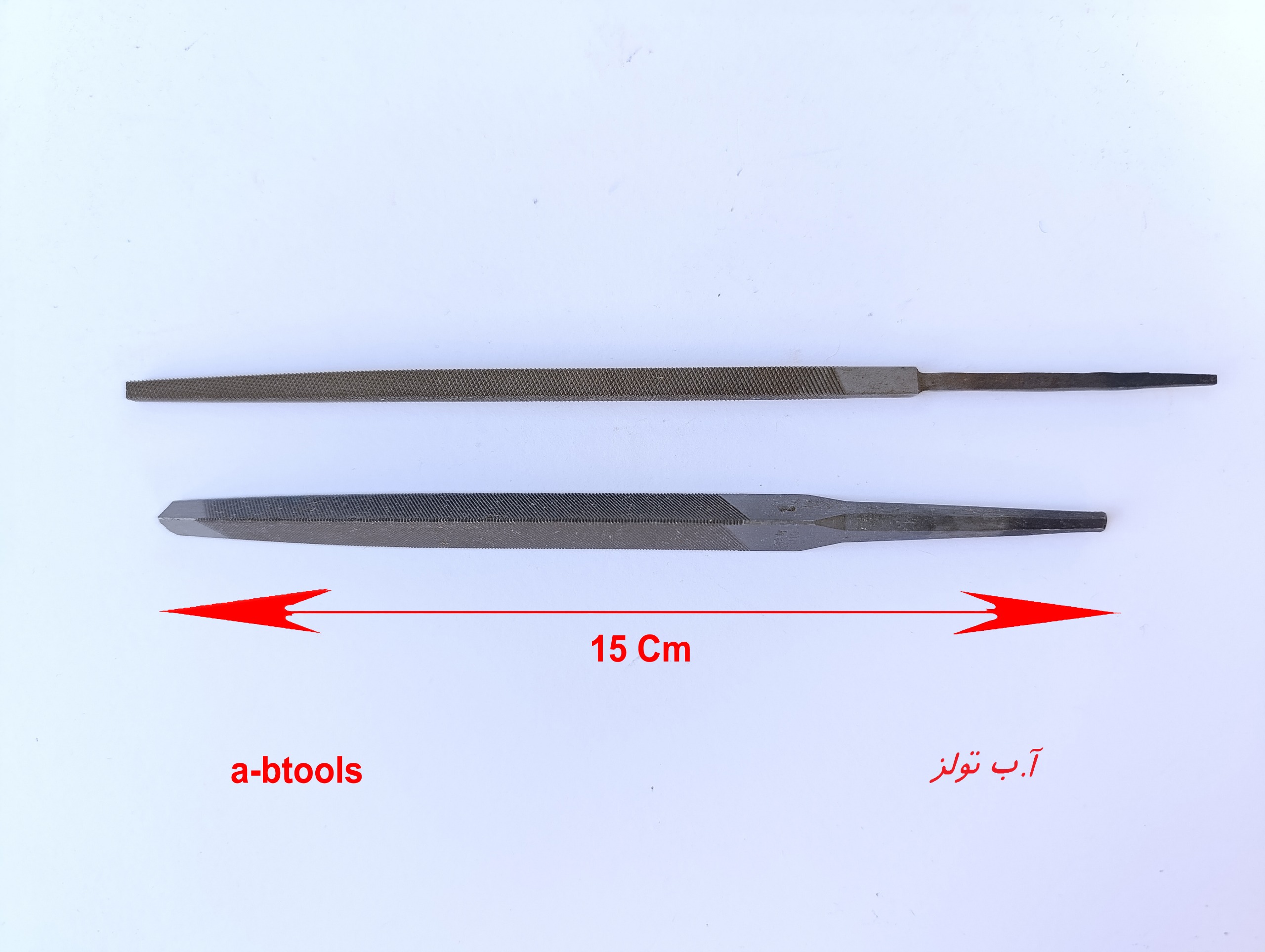 دو عدد سوهان سه گوش و چهار گوش کوچک آلمانی
