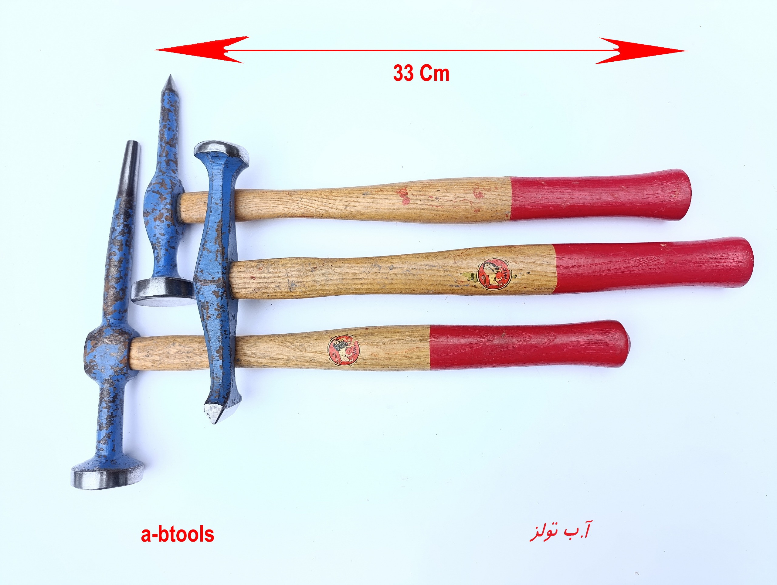 ست چکش قدیمی صافکاری WF آلمان