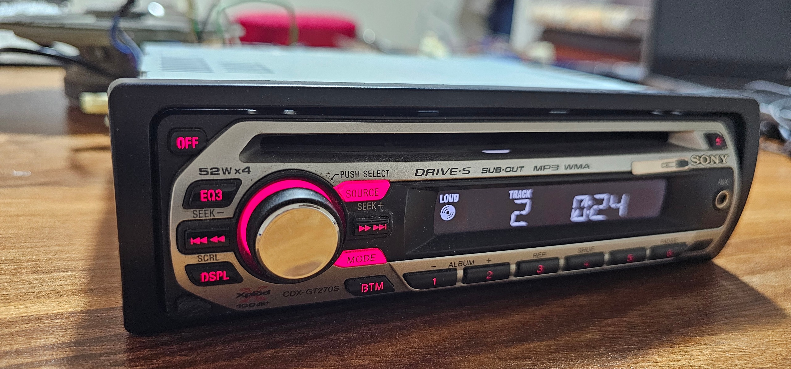 پخش ماشین سونی مدل CDX-GT270S
