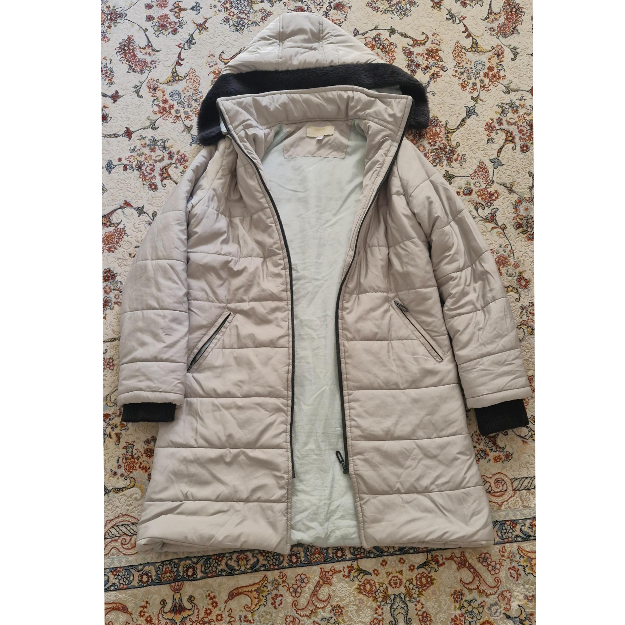 کاپشن بلند کلاه دار