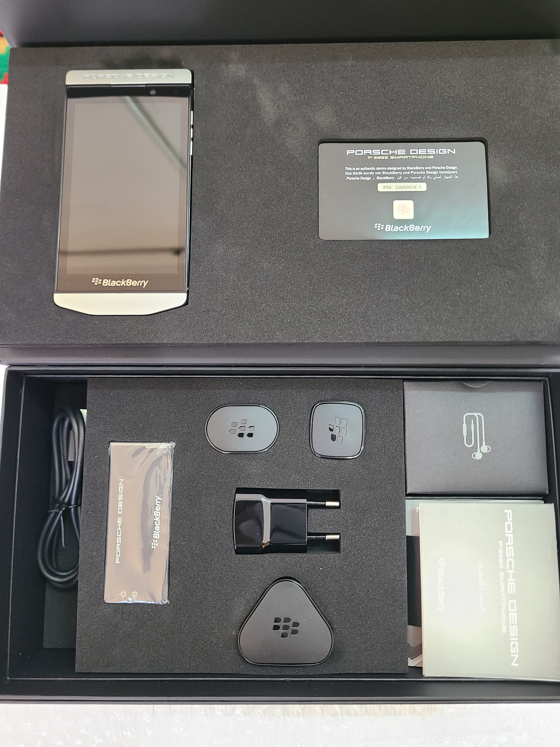 Blackberry Porsche design p9982 اکبند بدون ریجستر