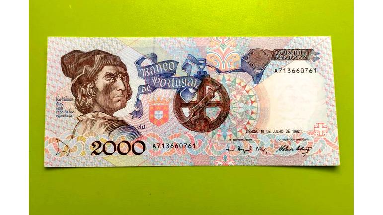 2000 اسکودو 1992 پرتغال کیفیت بسیار عالی
