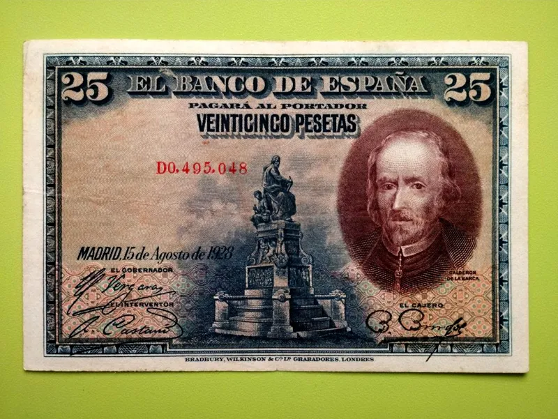 25 پزوتا 1928 اسپانیا کیفیت خوب