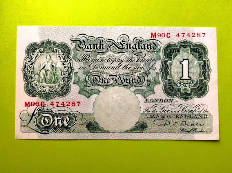1 پوند انگلستان کیفیت بسیار عالی