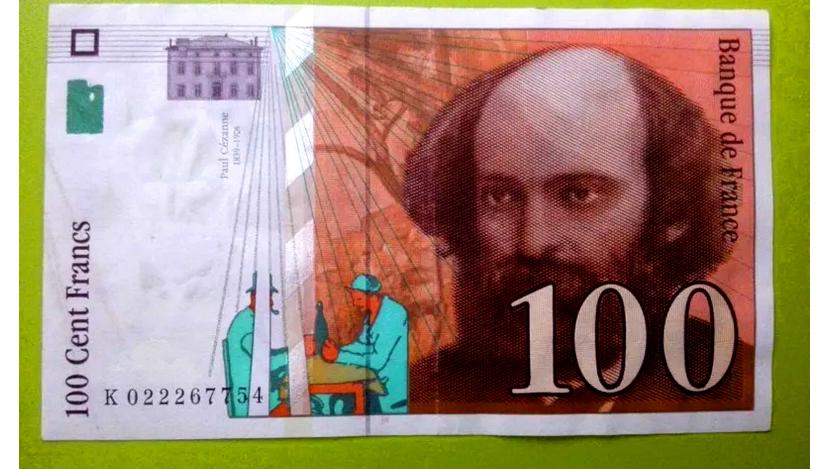 100 فرانک فرانسه 1997 با کیفیت بالا وعالی
